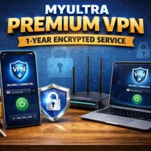 MyUltra Premium VPN – 1-Year Encrypted Service