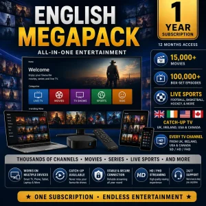 English Megapack for 1 Year