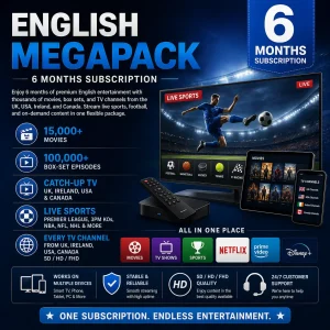 English Megapack for 6 Months
